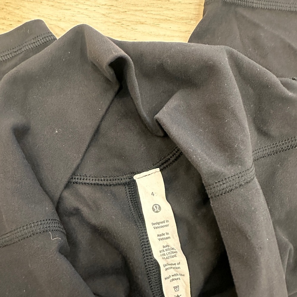 Lululemon Athletica Black Bike Shorts - Picture 7 of 7